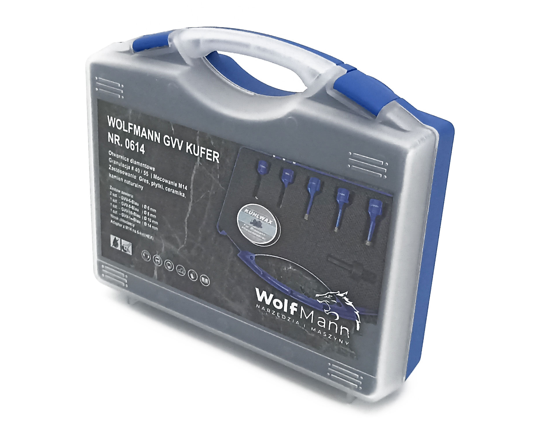 Zestaw otwornic gres ceramika WolfMann z woskiem Kod producenta 0614