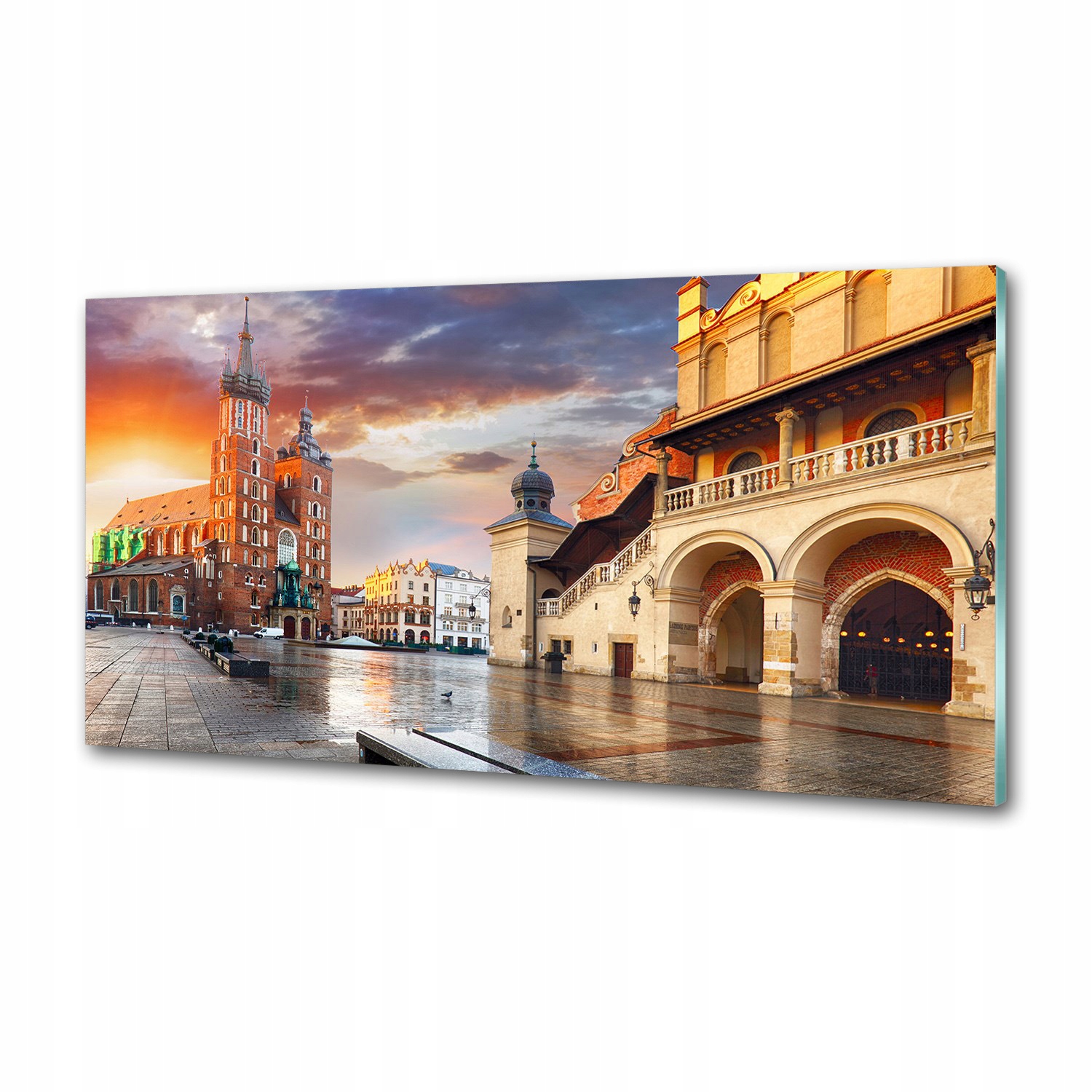 Panel do kuchyne Krakov Poľsko 120x60 cm Lepidlo