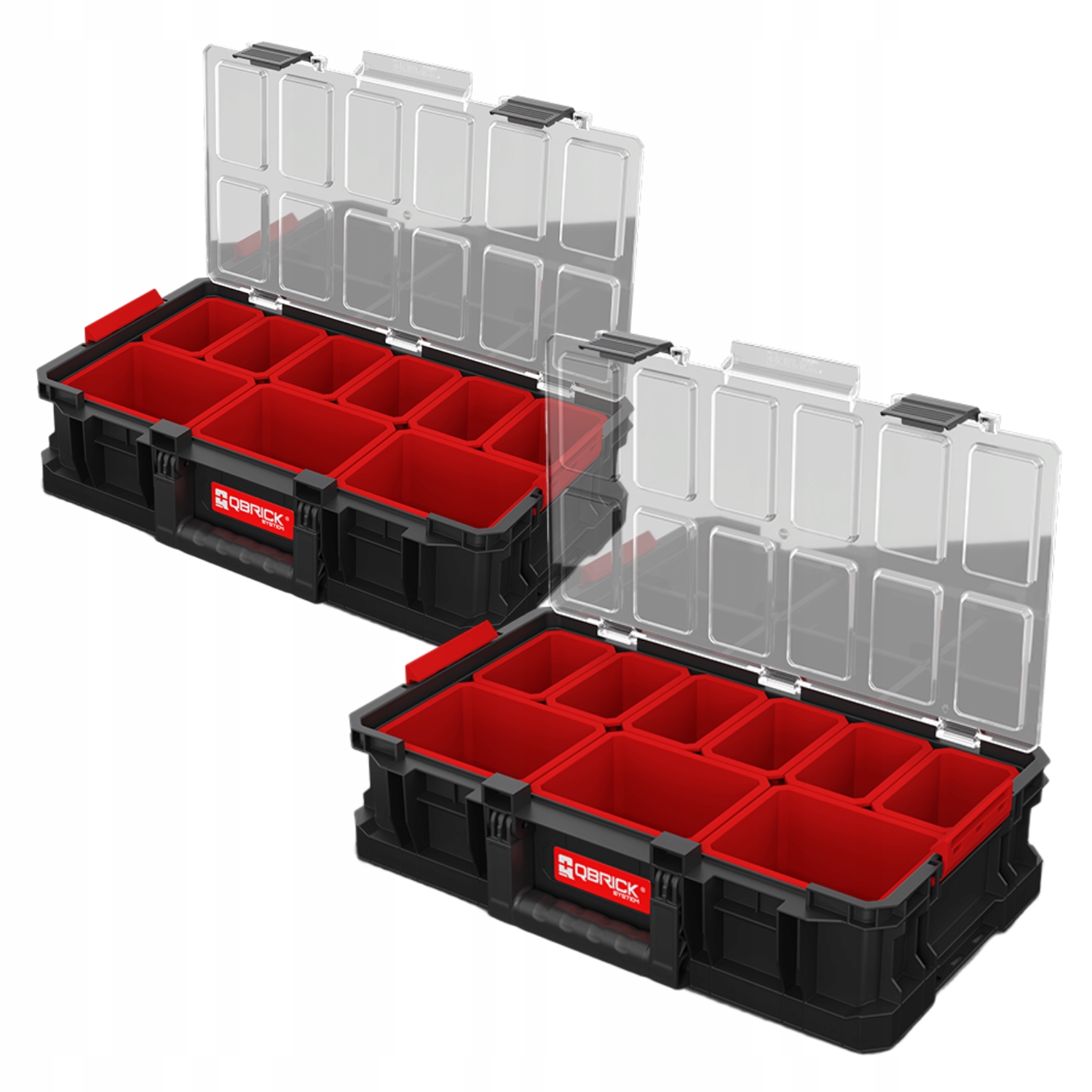 Qbrick System Two Organizer Plus s víkem, velký box na nářadí x2