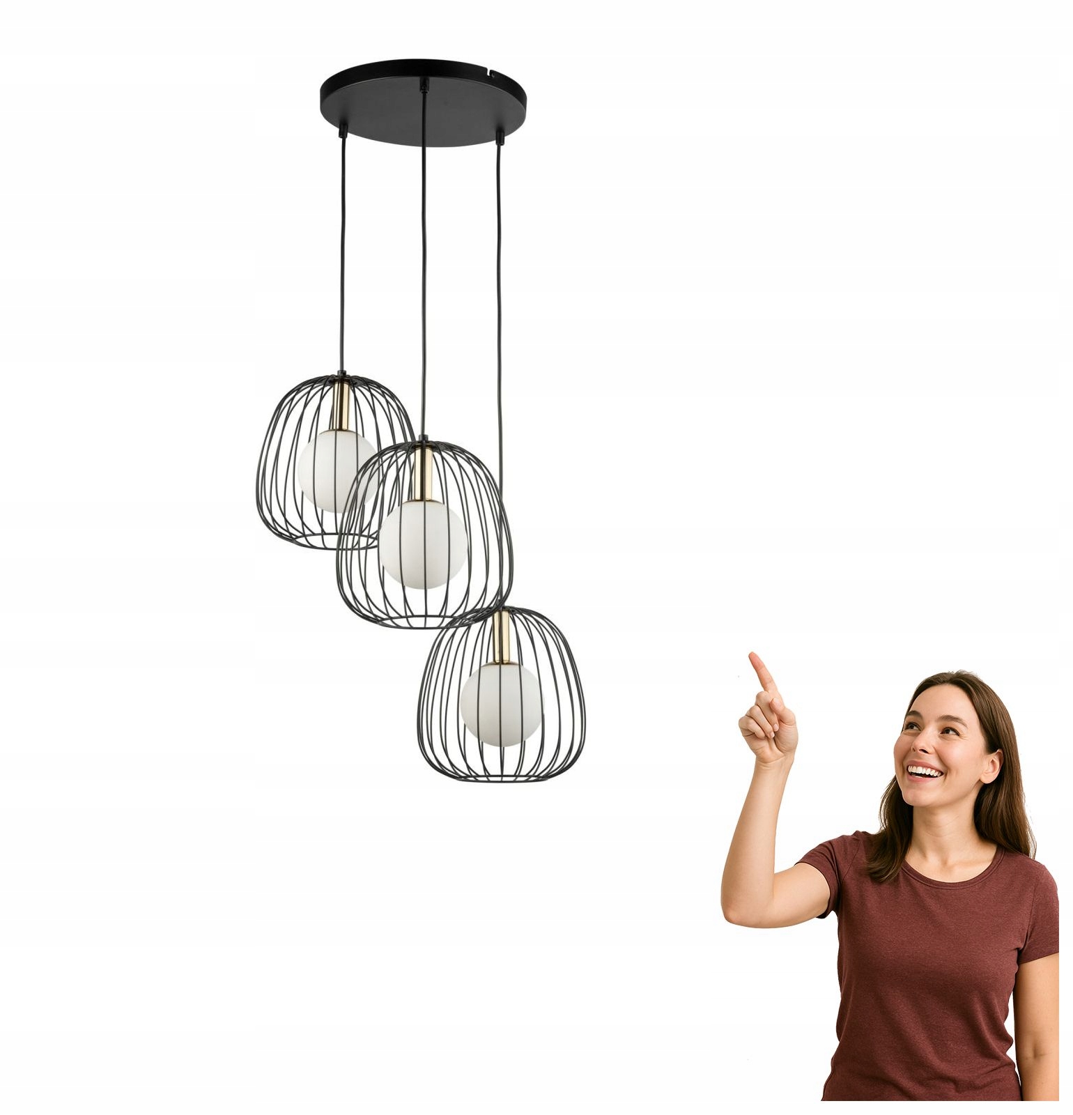 Závesná lampa Bell 3 40729 Sigma Lighting