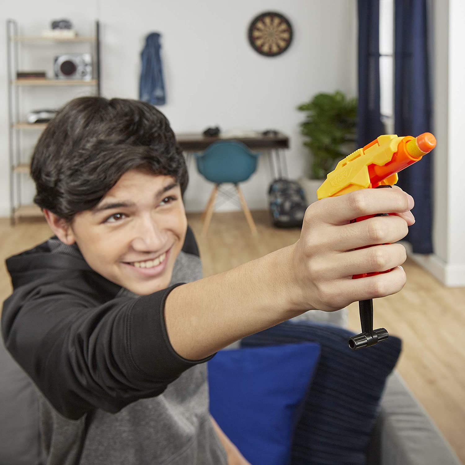 NERF mały PISTOLET kieszonkowy STINGER SD-1 i 8 strzałek Marka NERF