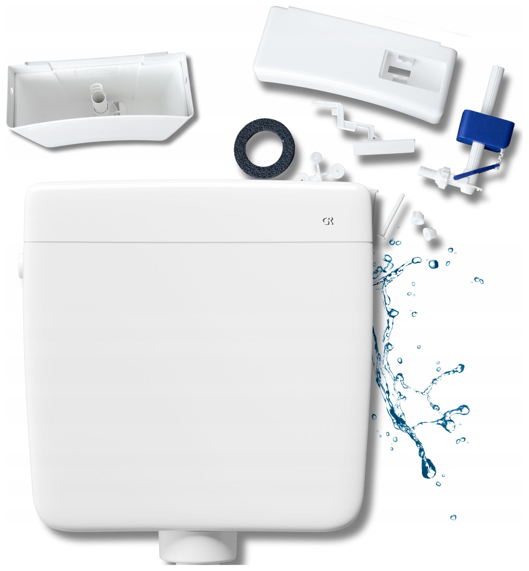 Wc splachovač Dolnopluk závěsný Il Start Stop kompakt plovákový ventil Nádrž