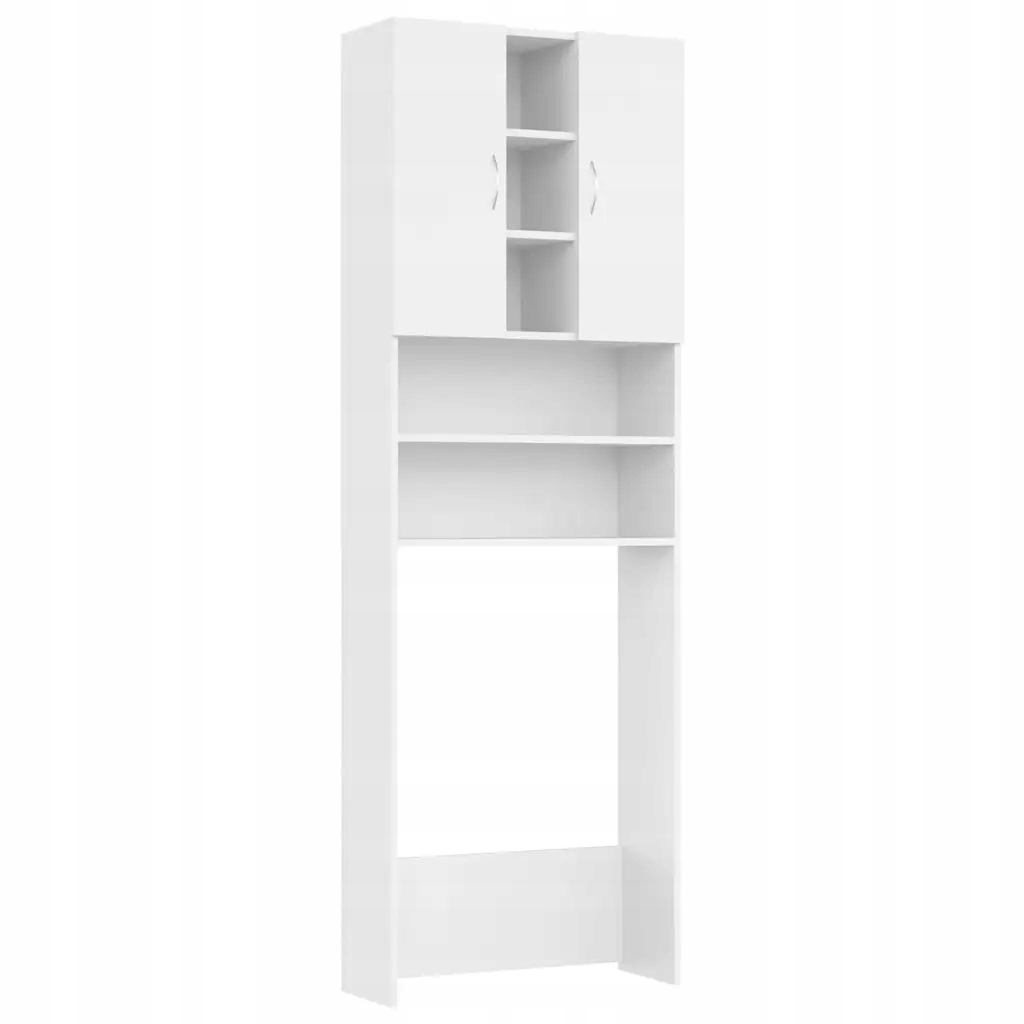Koupelnová skříňka pro vestavbu pračky bílá 64x25,5x190 cm