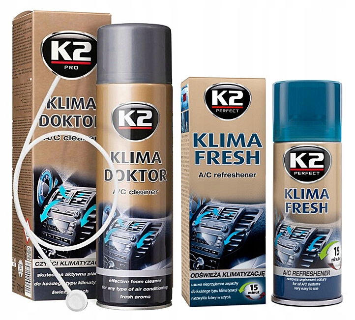 

Do Klimatyzacji K2 Klima Doktor +fresh Zestaw O2X0