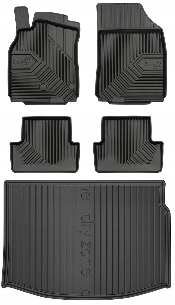 Set 77 Koberce a rohože Renault Megane 3 Coupe 2008-2016