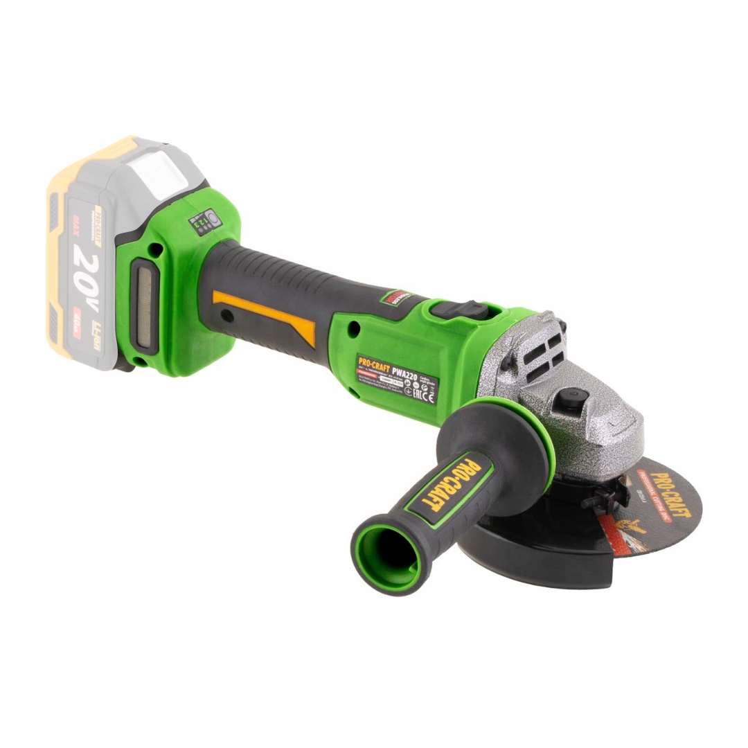 Procraft PWA220-BB Szlifierka 20V 125MM Bezszczotkowa Body
