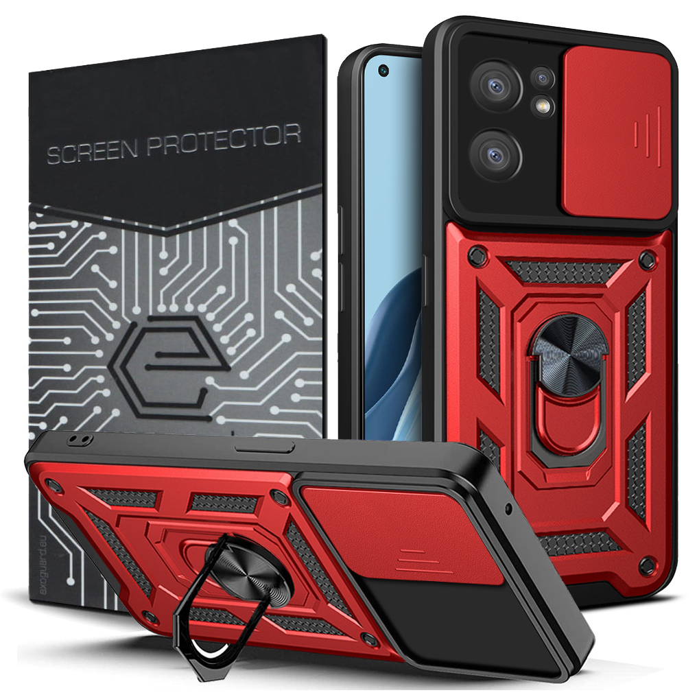 

Obudowa Case Etui Pancerne+szkło do Oppo Reno 7 5G