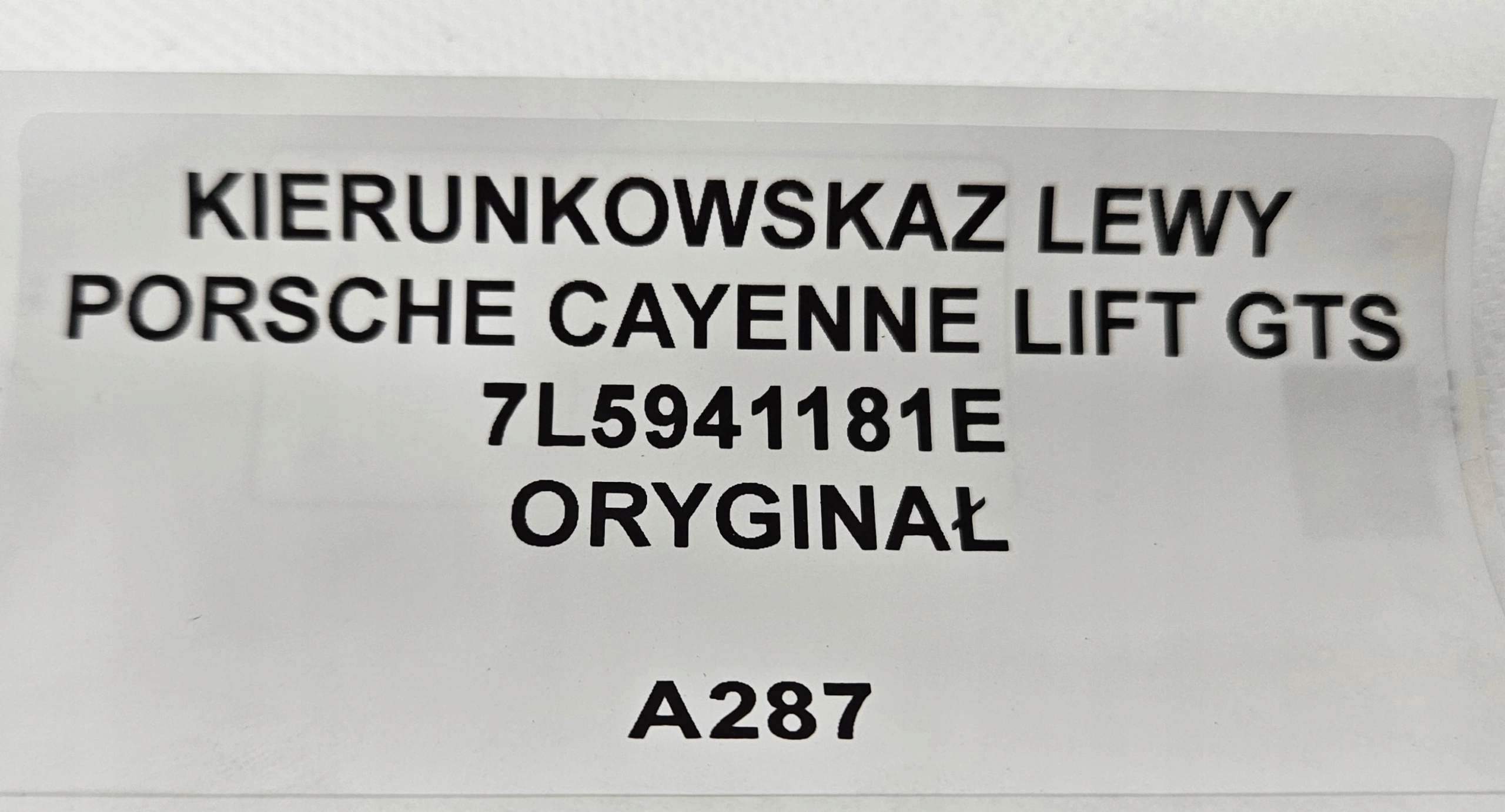 žmigavac lijevi PORSCHE CAYENNE LIFT GTS ORYG