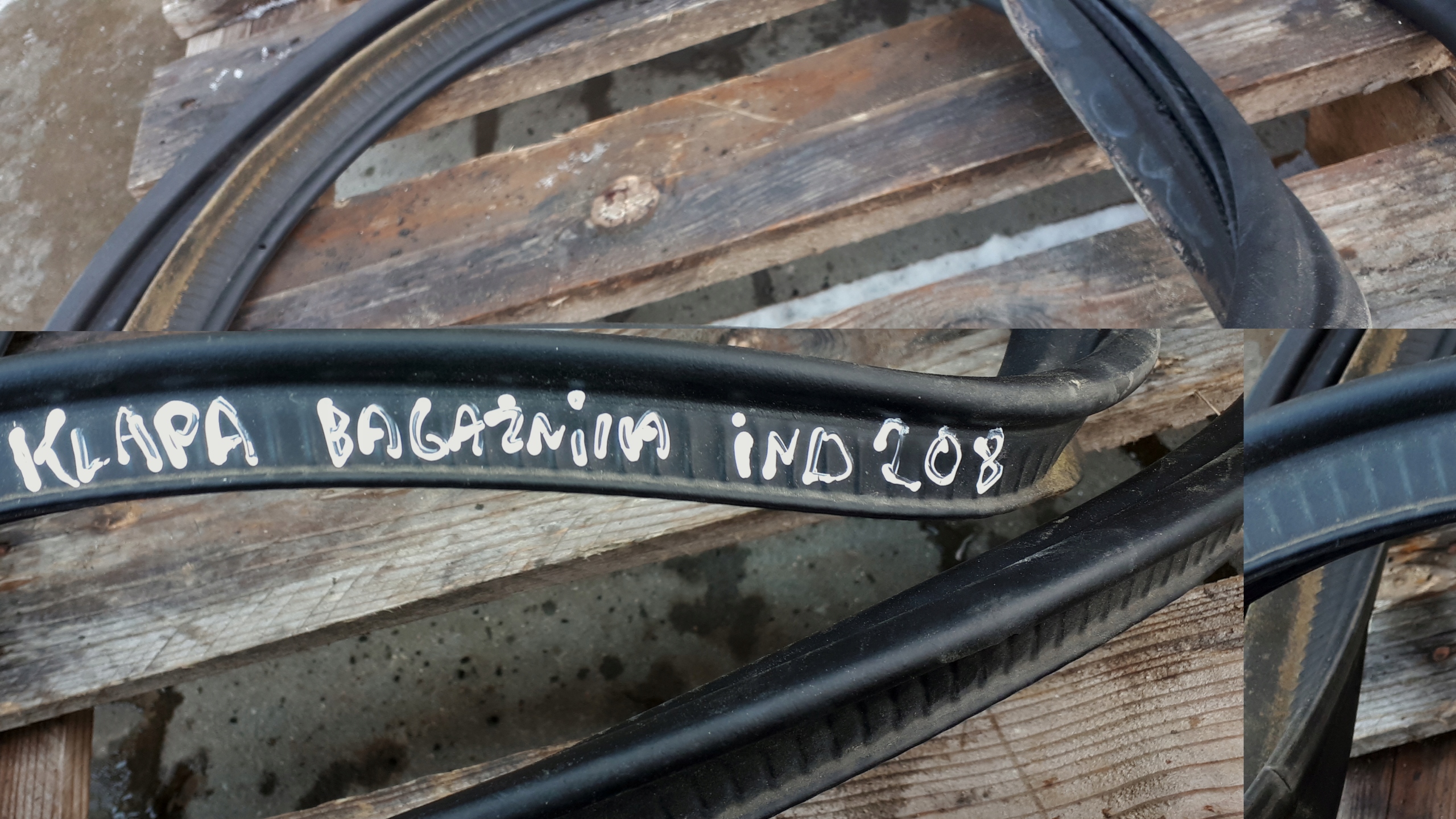 A6 C7 4G gasket bonnet boot rear part sedan