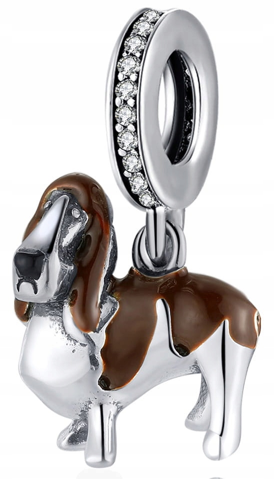 

Charms Srebro s925 Czerwiński Pies Basset
