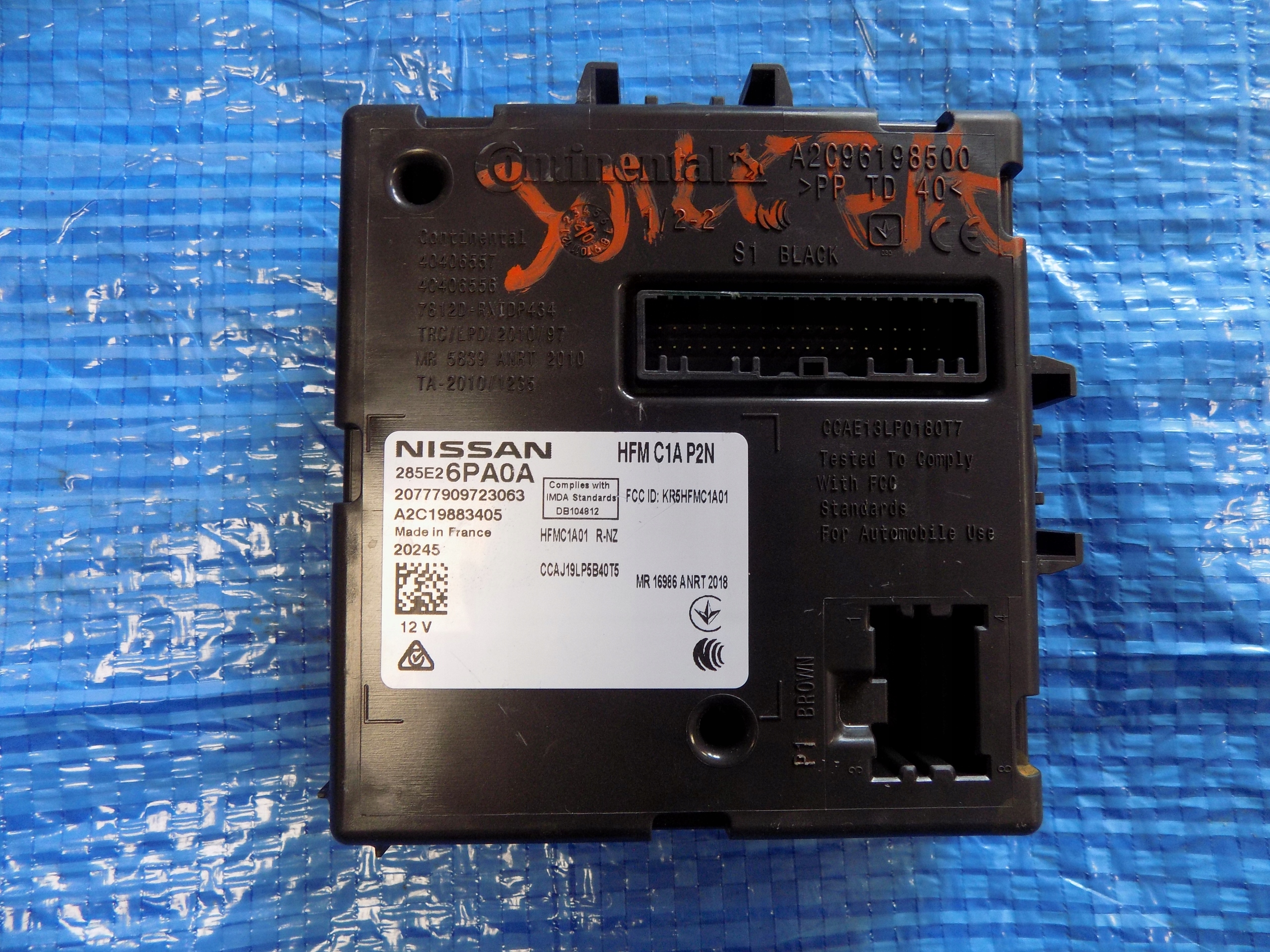 module control unit HFM NISSAN JUKE F16 20R 1,0DIG-T A2C19883405