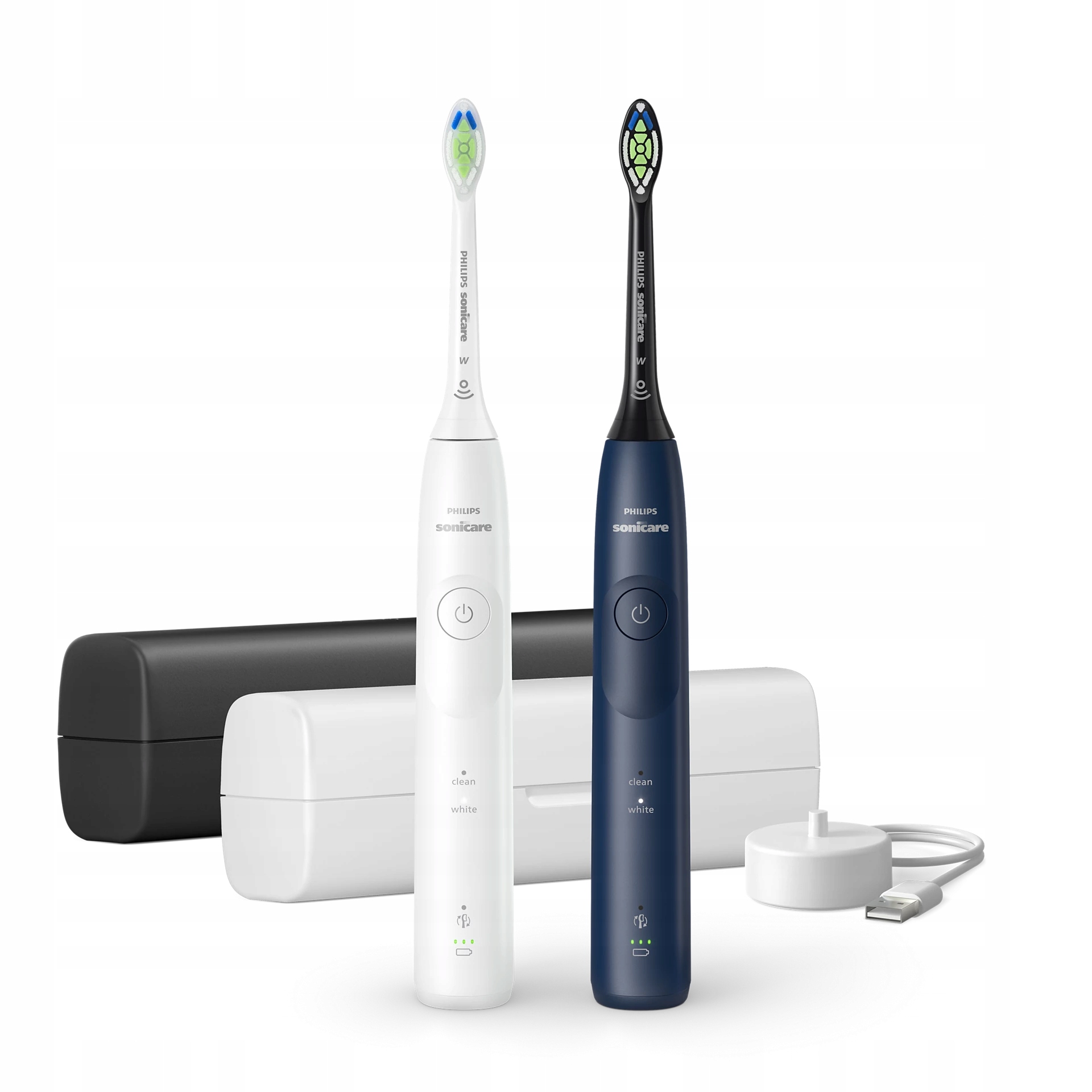 PHILIPS SONICARE 5500 Szczoteczka Soniczna 2 Tryby Kontroli Nacisku 2sztuki — miniatura 10