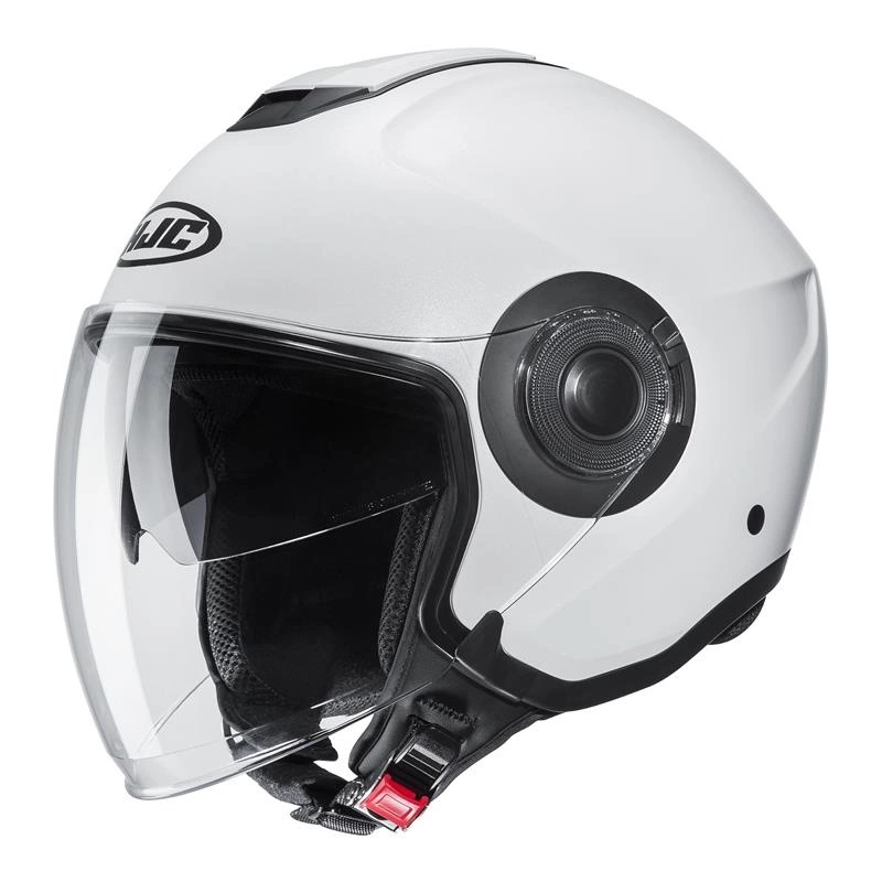 Otvorená prilba motocyklová Hjc I40N Semi Flat Pearl White biela mat Darčeky