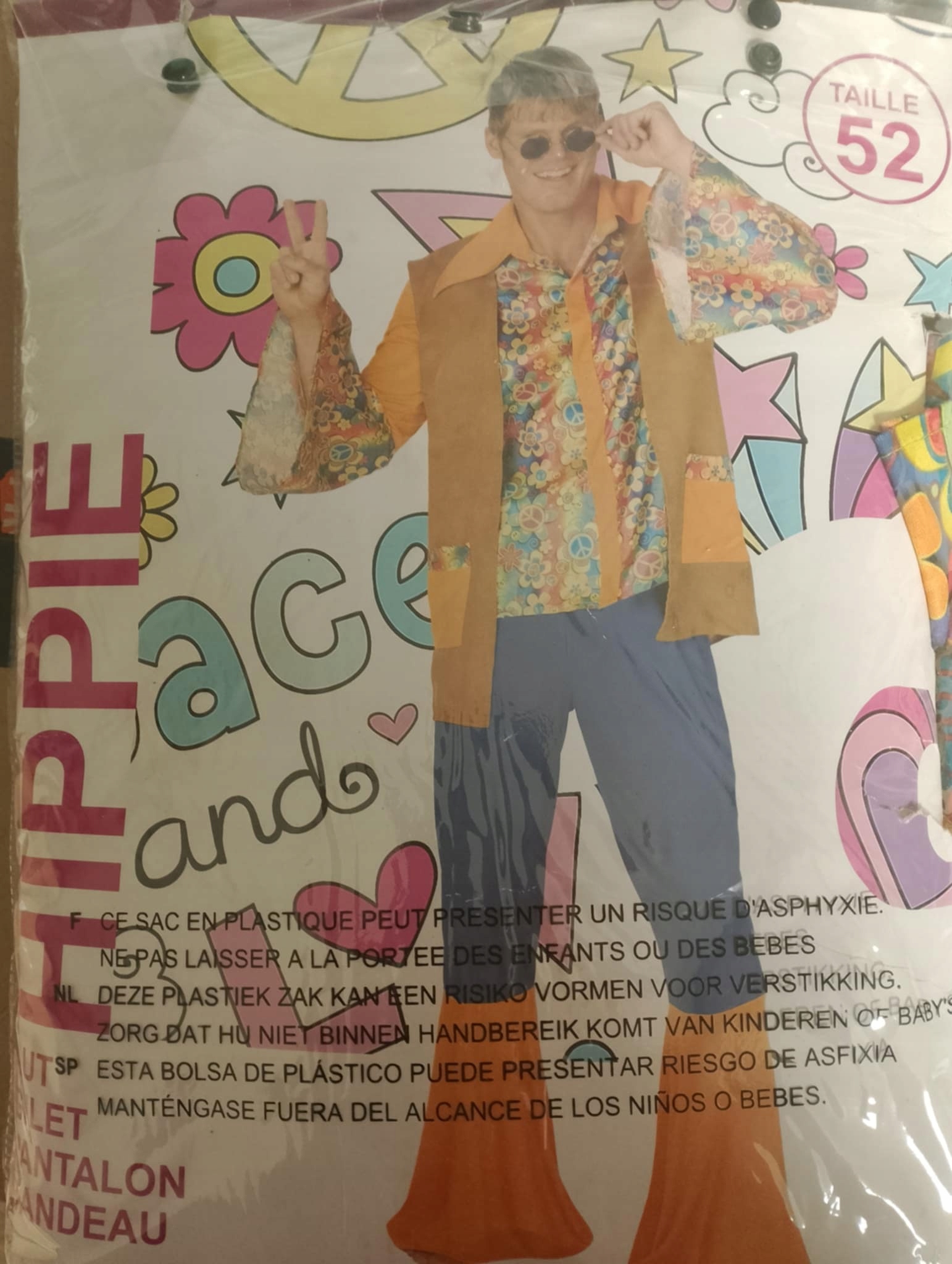 Kostým Hippie Zpěváka