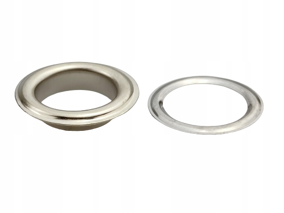 Očka s podložkou pro oděvní oblečení 12 18 4 niklové 1000 kusů