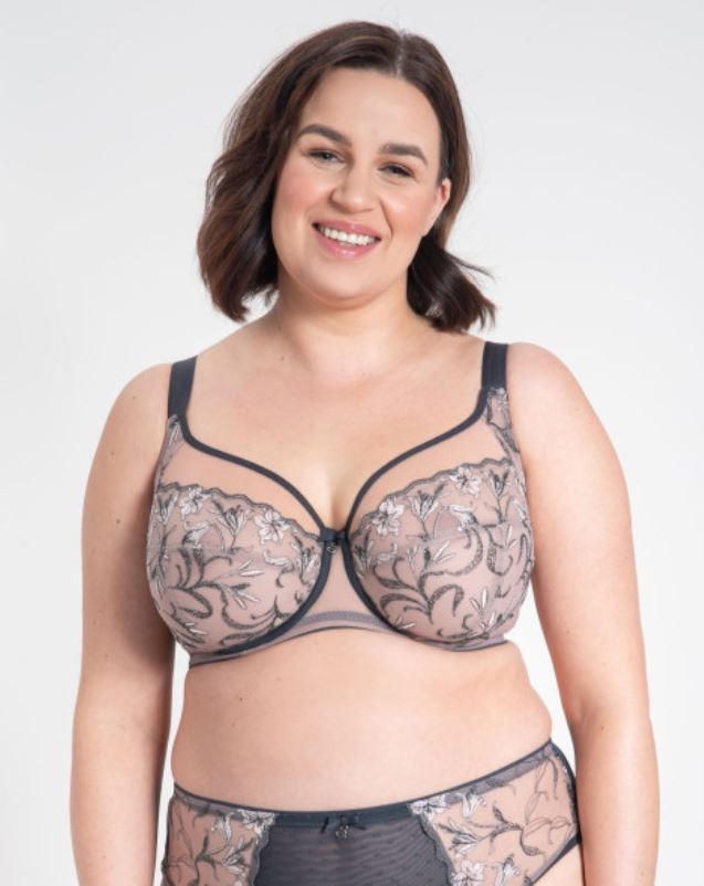 Podprsenka Samanta Eliza A910 grafitová 95F