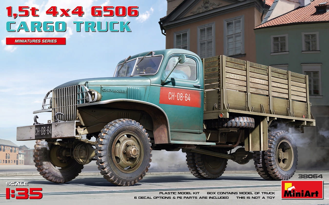Nákladní vůz 1,5T 4x4 G506 1:35 MiniArt 38064