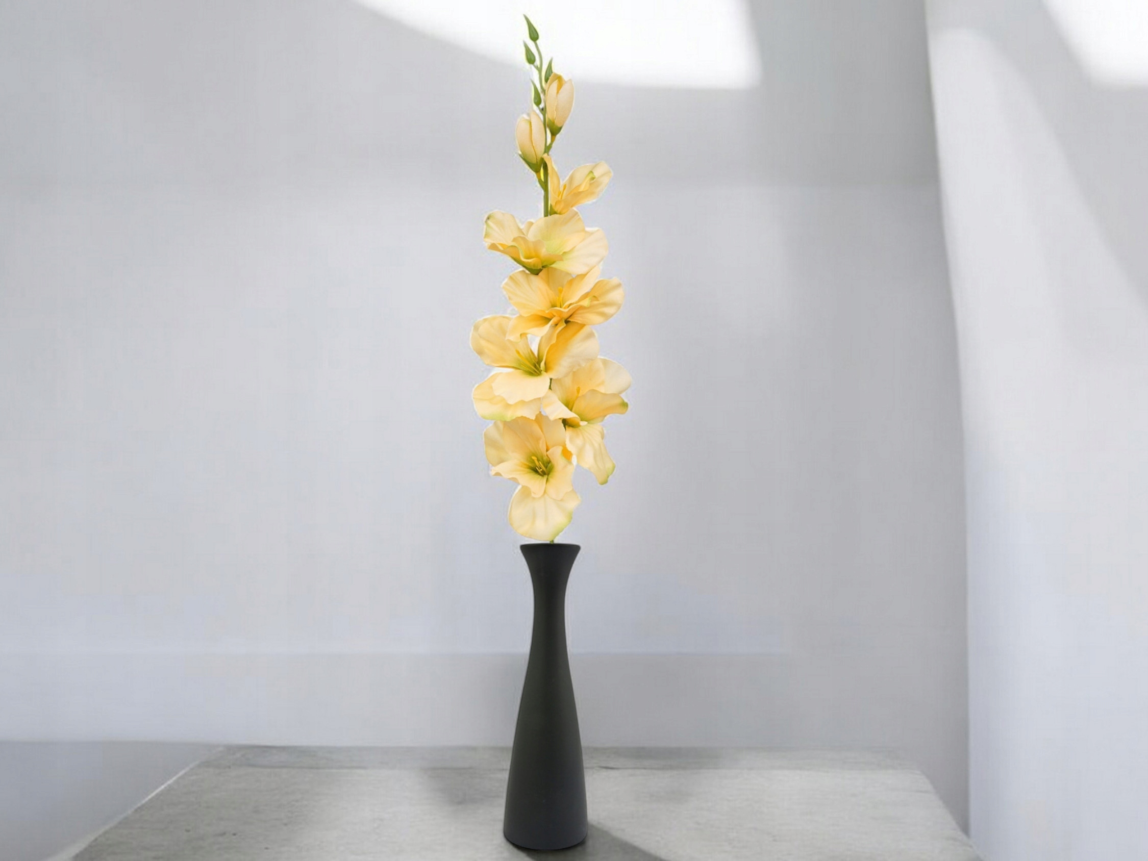 SZTUCZNY KWIAT MIECZYK 61 cm DEKORACJA POJEDYNCZY PIK OZDOBA STROIK FLORET Typ inny