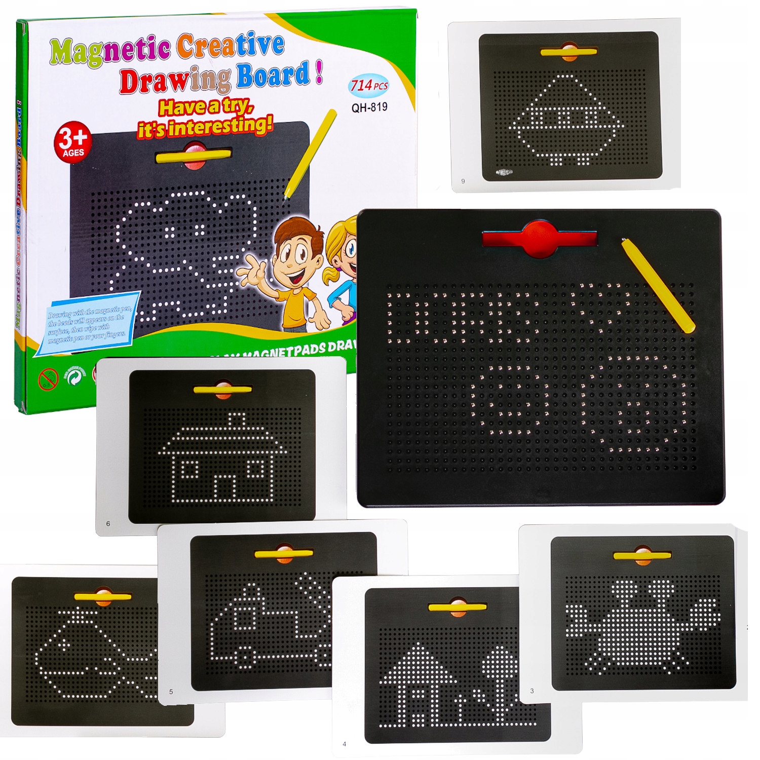 

Tablica magnetyczna MagPad 714 kulki magnetyczne