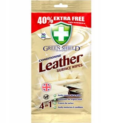 

Green Shield Leather Chusteczki do skóry 70szt