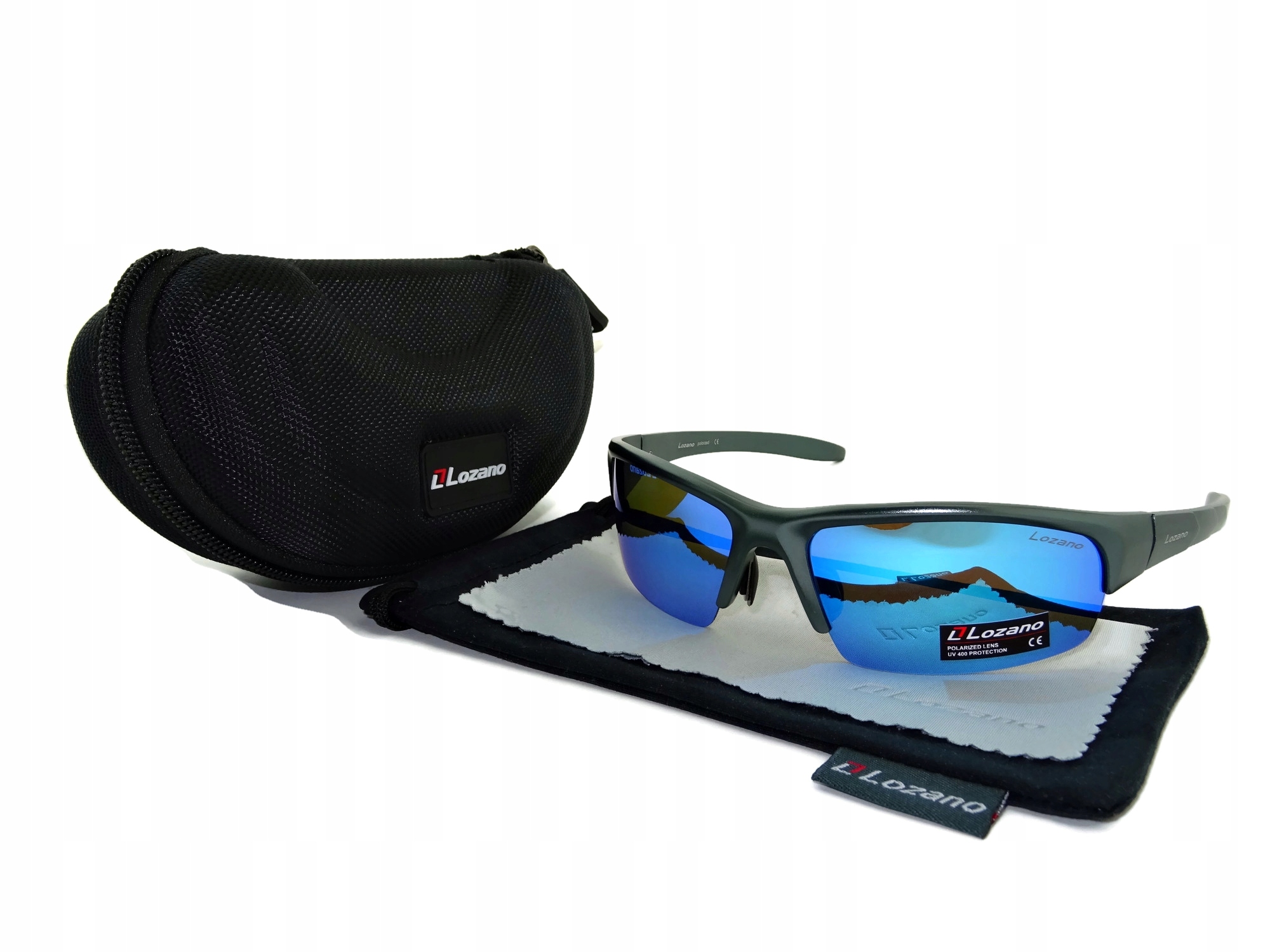 Sluneční brýle Polarizační hliníkové pánské Zrcadlovky rybářské pouzdro