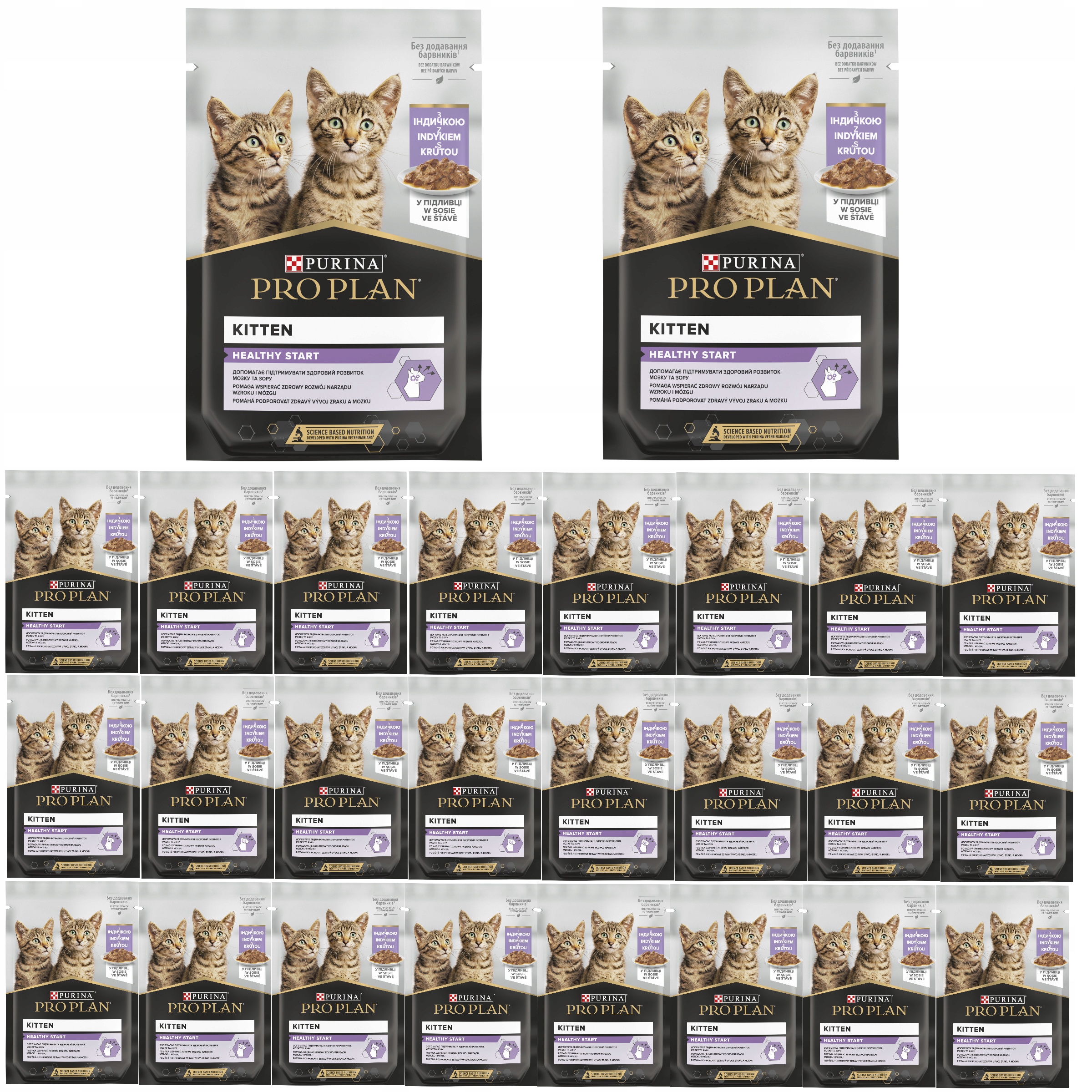 Levně Purina Pro Plan Cat Junior Krůta v omáčce 26x85g