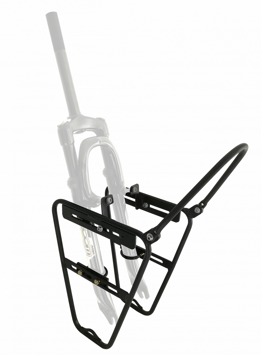 Bagażnik rowerowy przedni pod sakwy czarny Stan opakowania oryginalne