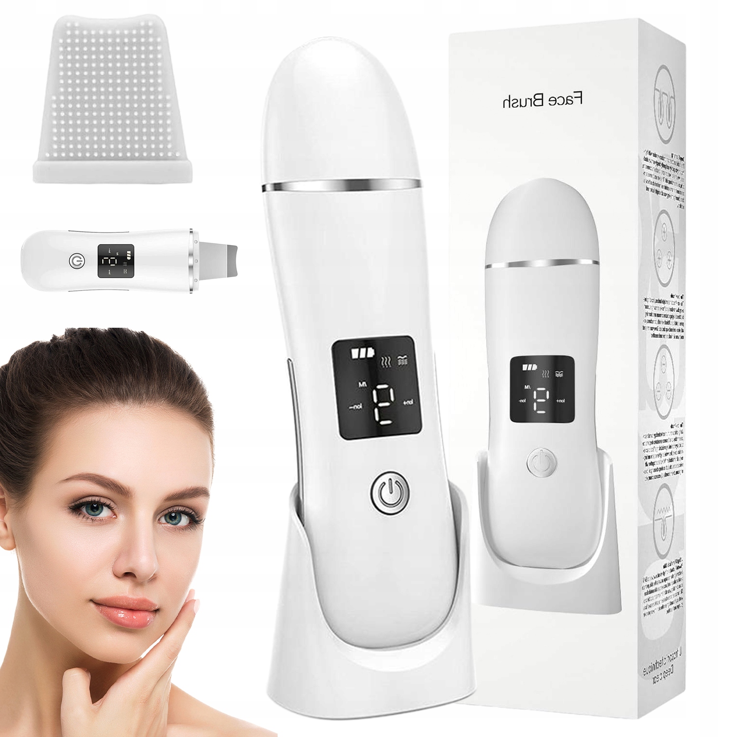 Kavitační Peeling 4 Režimy Pro Hloubkové Čištění Obličeje