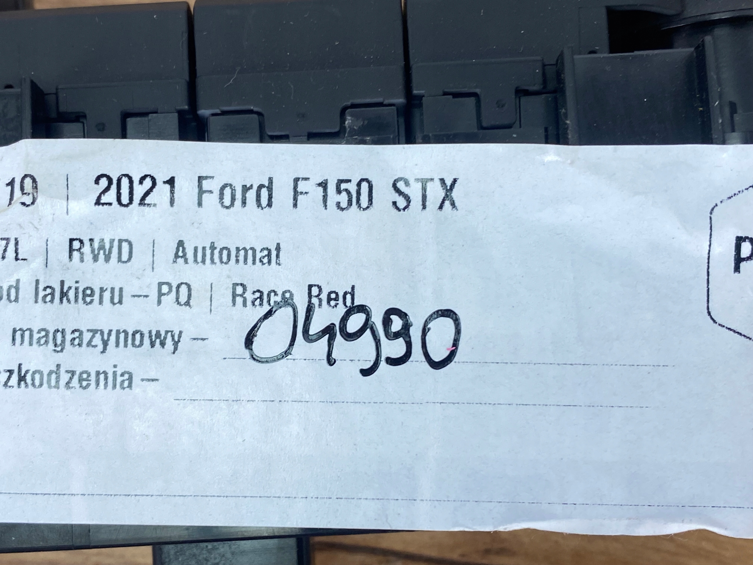 Panel radia Ford F150 2021+ USA