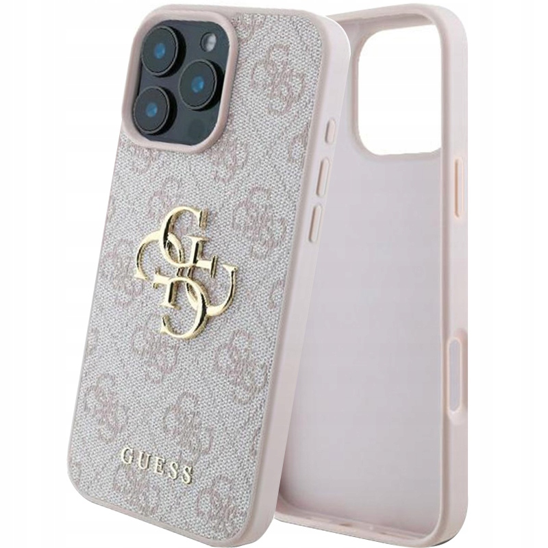 Módní pouzdro na telefon pro iPhone 16 Pro, kryt Guess, zadní kryt pro telefon