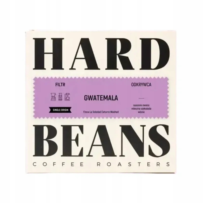 Levně Hard Beans Guatemala Finca La Soledad 250g Převodník