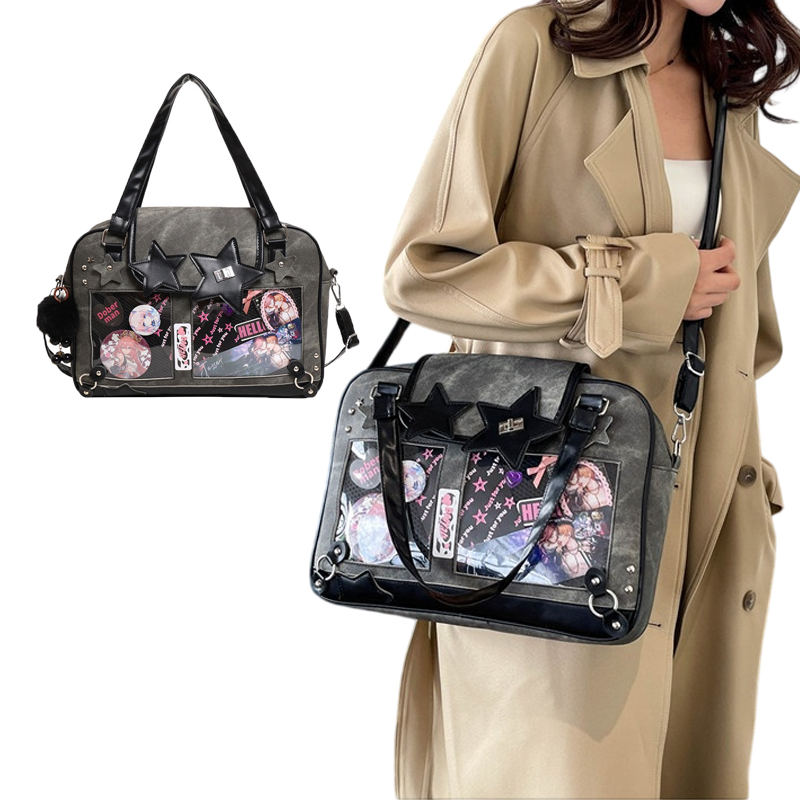 Luksusowa Torebka Damska Na Ramię Y2K – Transparentna Ita Bag, Stylowa
