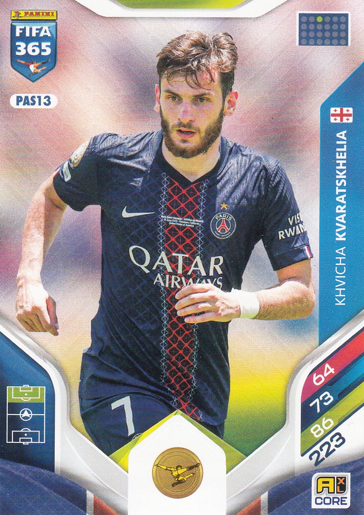 Karta Panini Fifa 365 2026 Team Mate Khvicha Kvaratskhelia PAS13