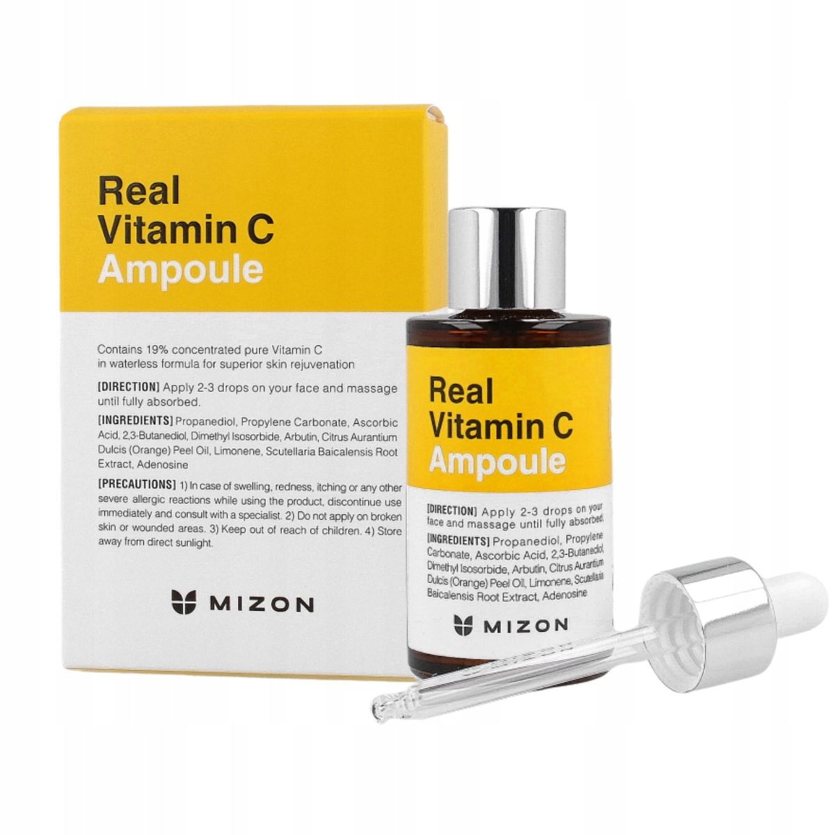Mizon Real Vitamin C Ampoule, 30 ml Rozjasňující sérum