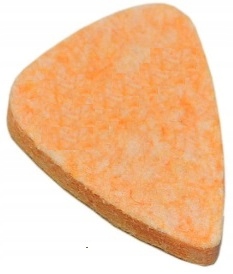 

Kostka Do Ukulele Filcowa 2,5 mm _____pomarańczowa