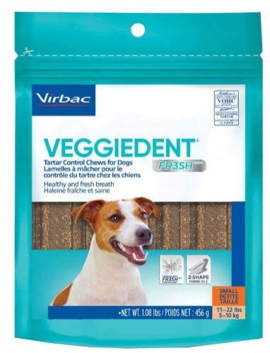 Virbac Veggiedent Fresh kousátka pro psa S