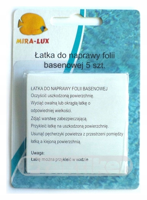 

Łatka do naprawy folii basenowej 5szt. Marina