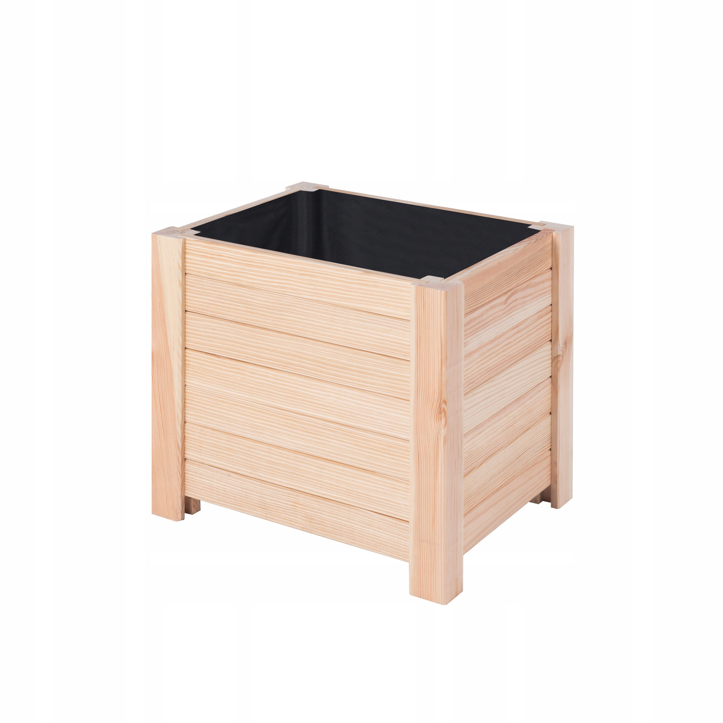 Zahradní Květináč Květinový záhon na zeleninu Květiny Bylinky Dřevěné 40x35x35 Borovice