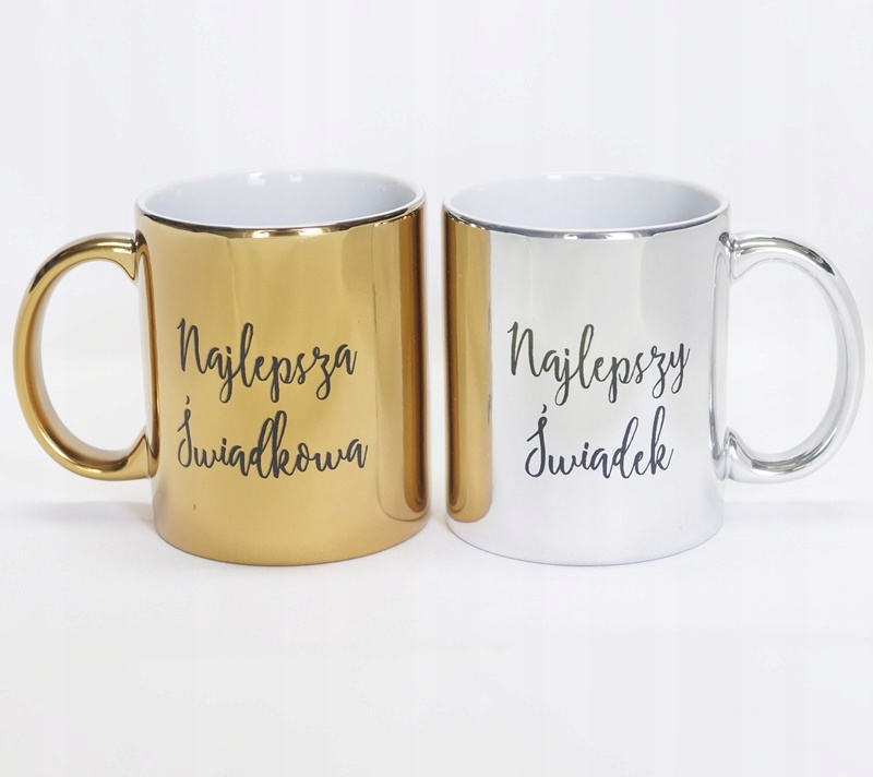

Złoty lub srebrny kubek Najlepszy Świadek