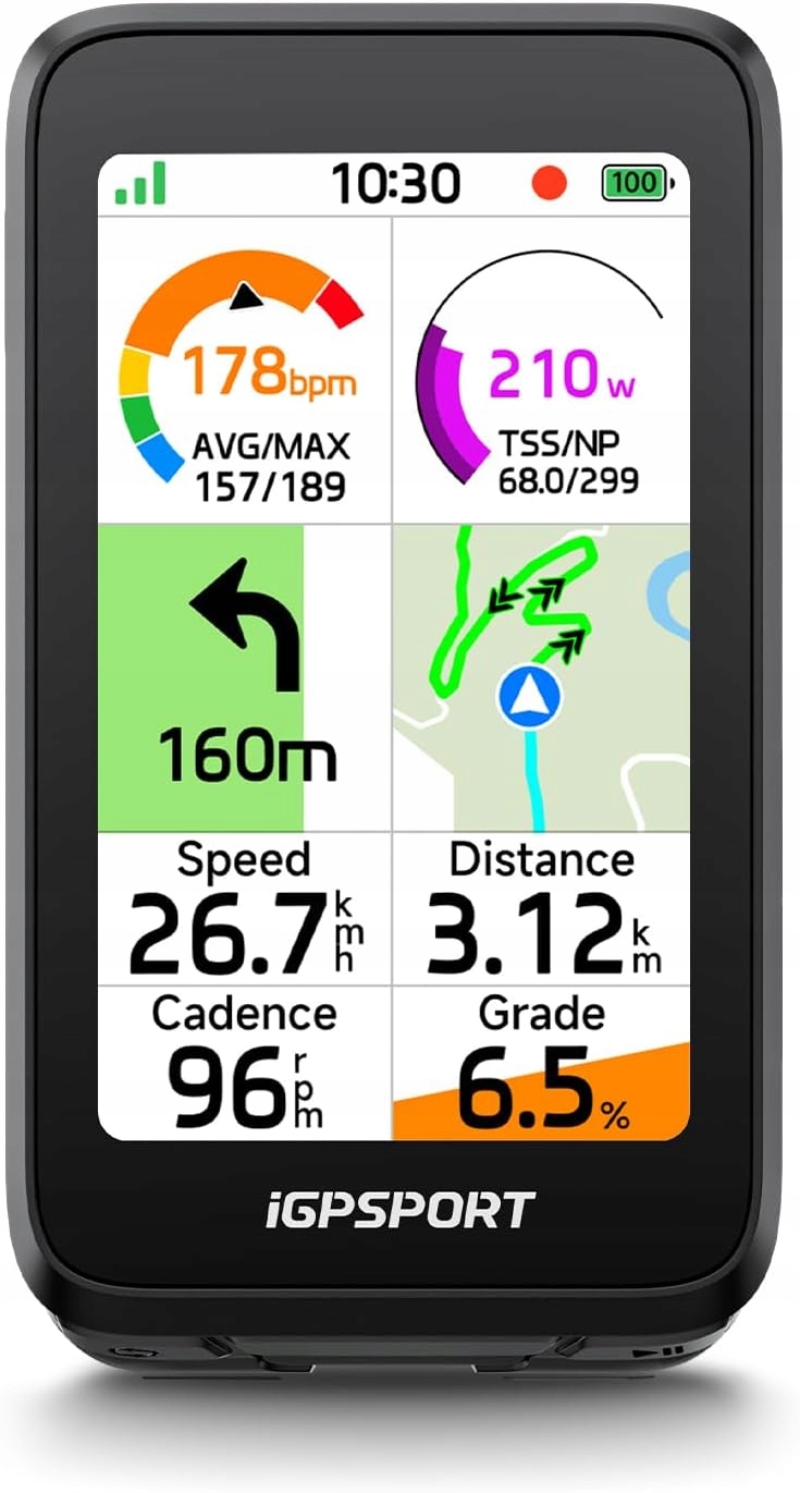 Cyklopočítač Gps S Mapami A Dotykovou Obrazovkou