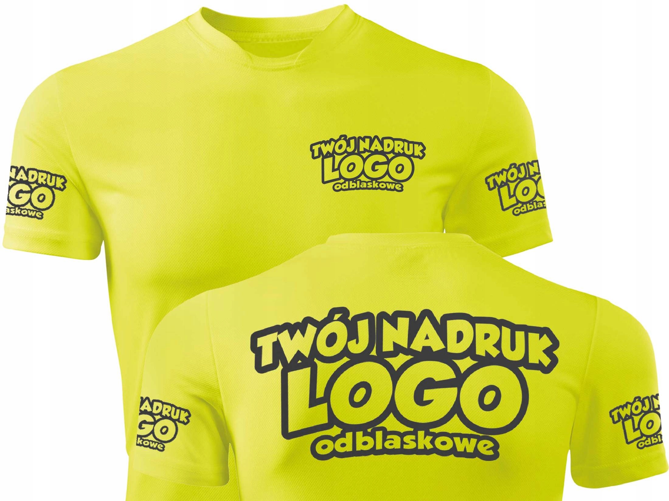 

Koszulka termoaktywna fluo z Twoim logo grafiką