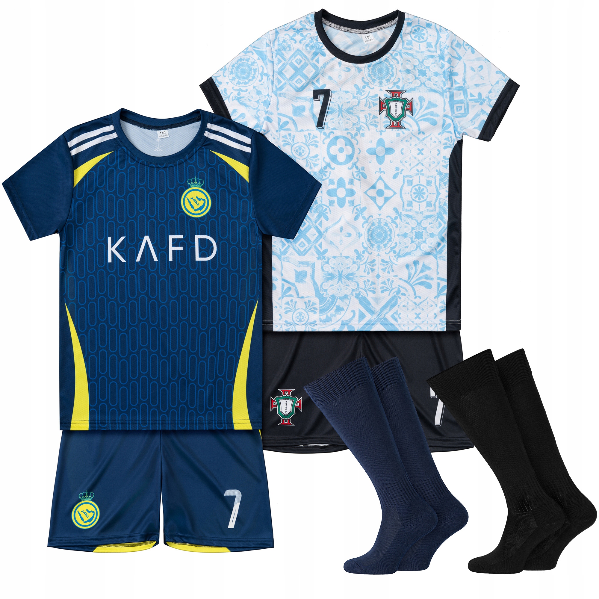 Fotbalové dresy Ronaldo 7 štulpny vel