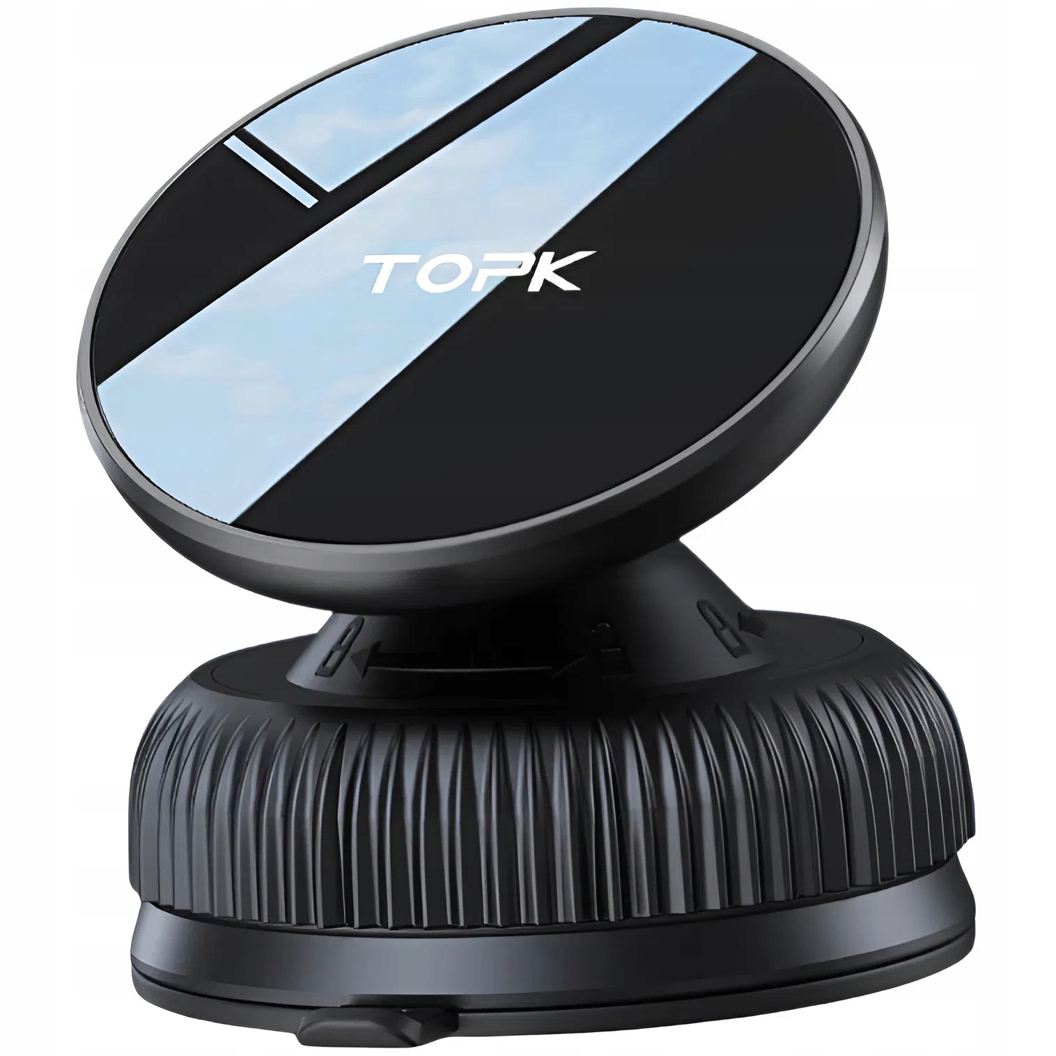 Mocny uchwyt na telefon na kokpit Magsafe magnes holder do samochodu czarny