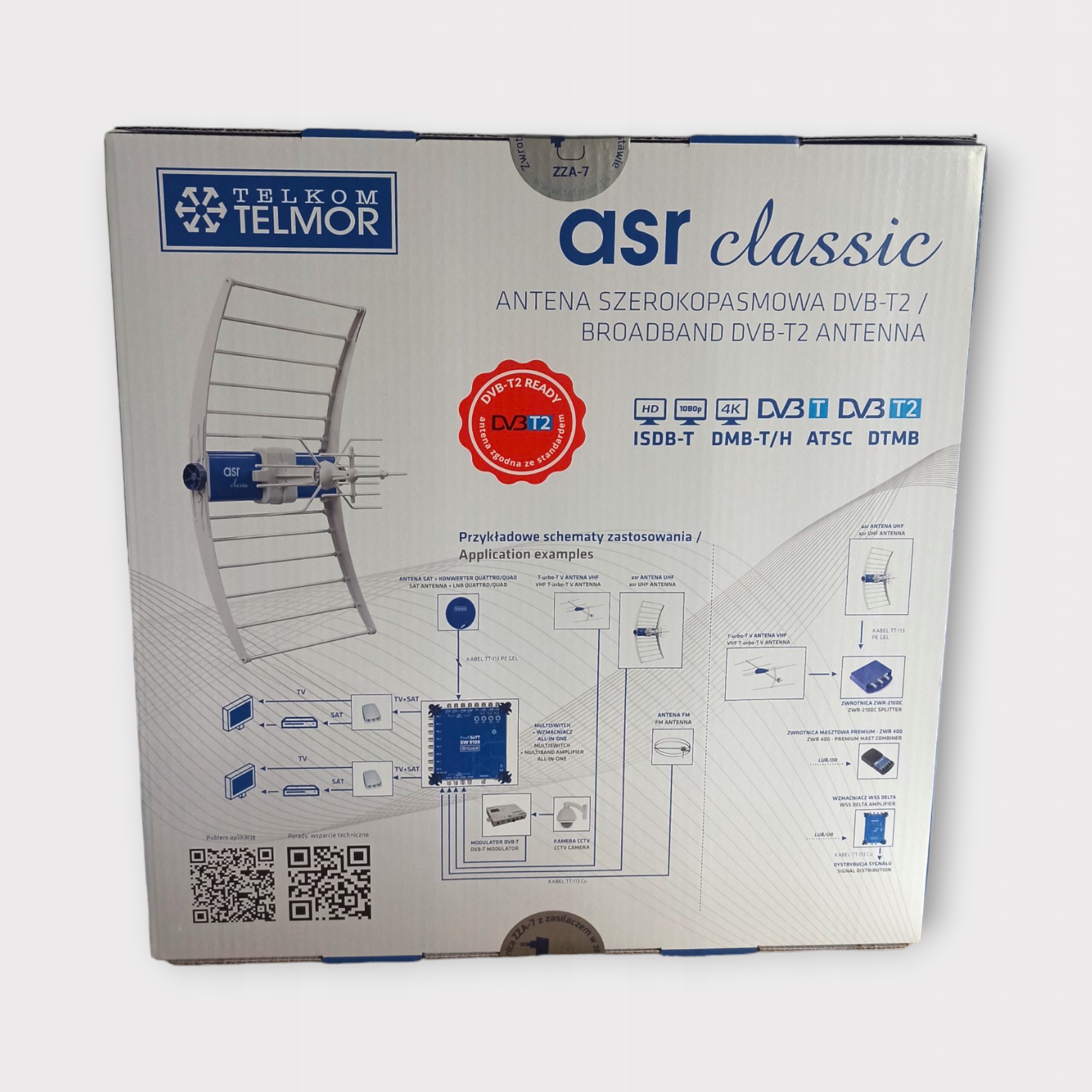 Antena zewnętrzna Telkom-Telmor ASR Classic P20 Informacje o bezpieczeństwie CE