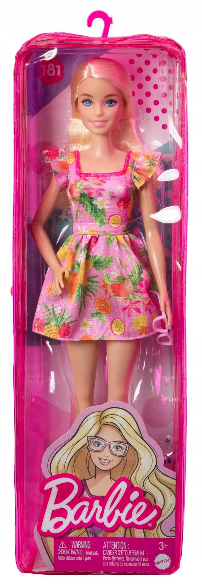 Lalka Barbie Przyjaciółki Mattel Fashionistas HBV15 nr 181 Marka Mattel