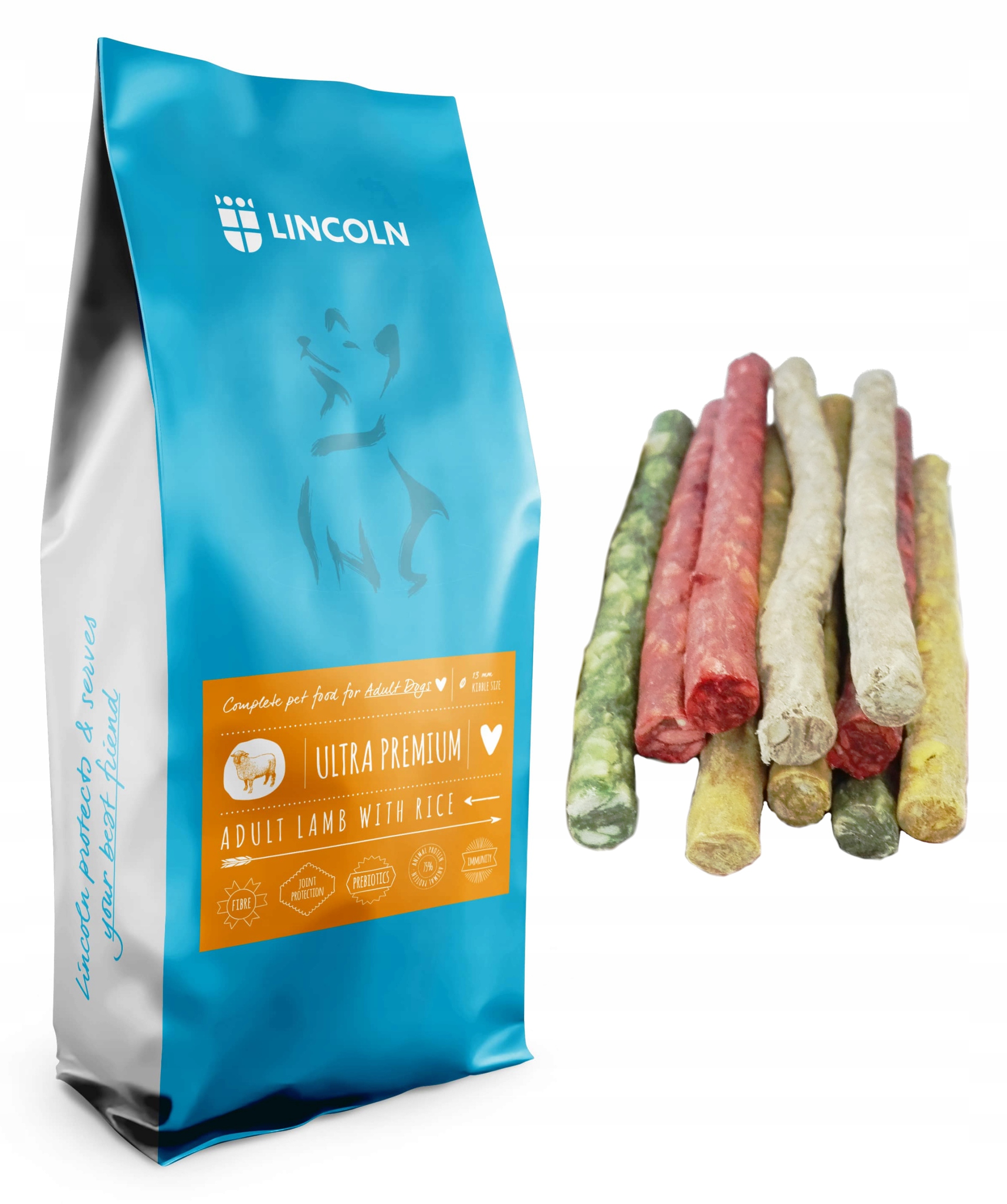 Lincoln Adult Lamb 12kg Kabanosy 10szt