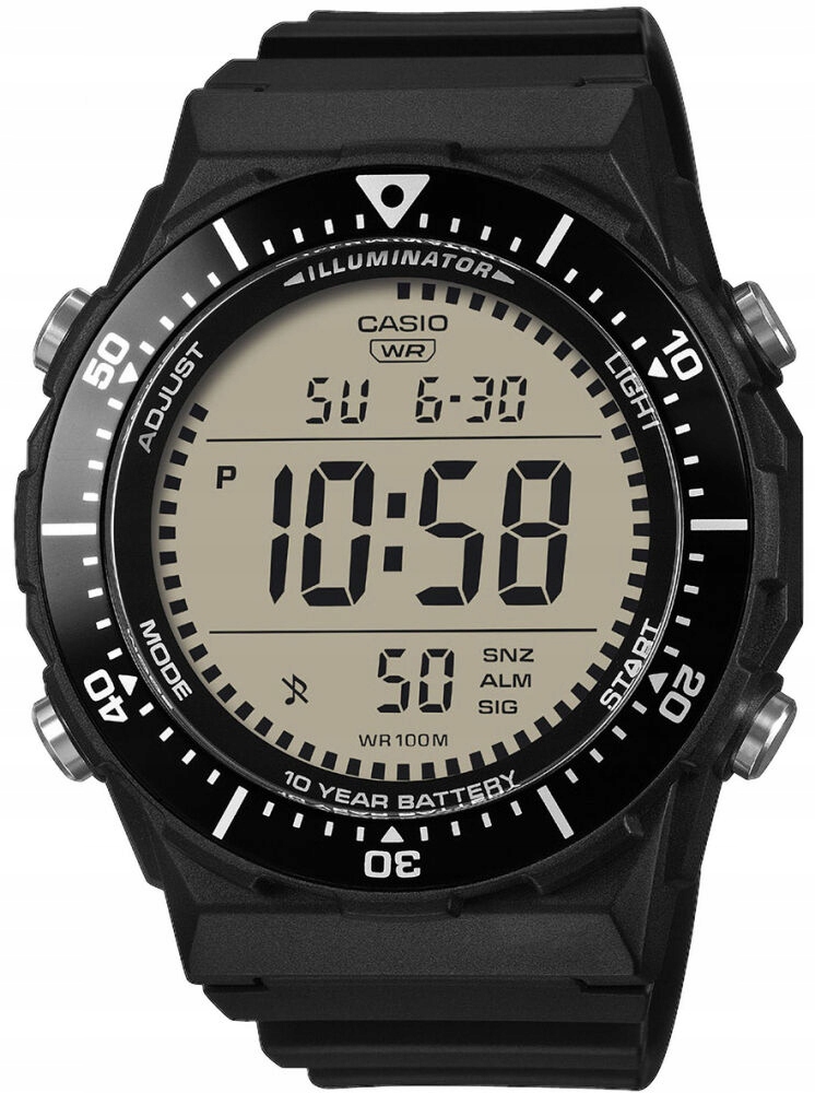 Sportovní hodinky Casio stopky časovač černé AE-1700H-1AVEF