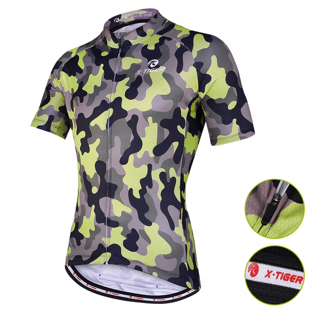 KOSZULKA NA ROWER W STYLU MORO TERMOAKTYWNA ARMY Rozmiar S