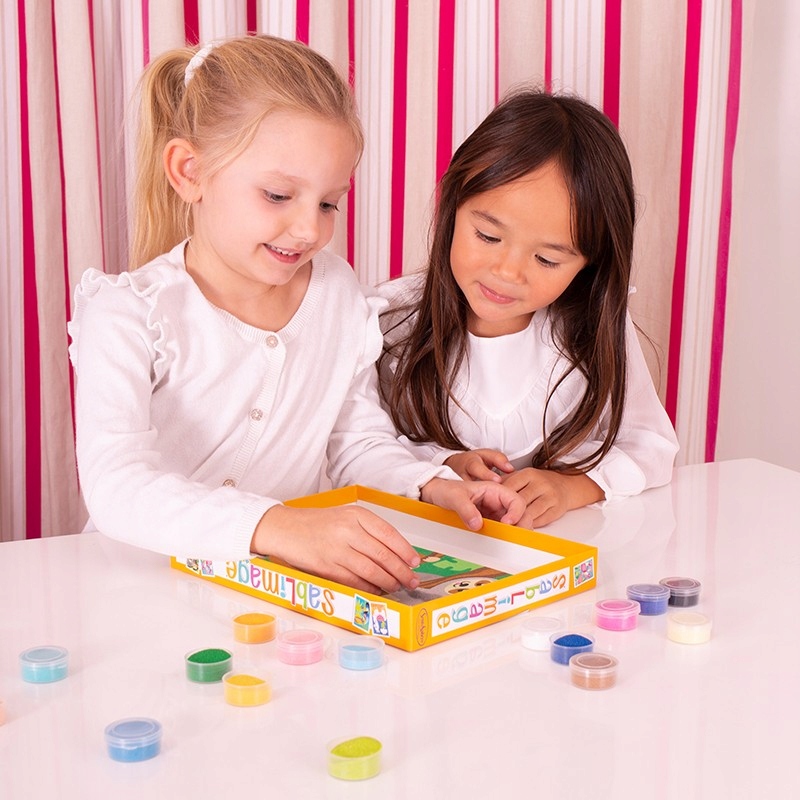 Zestaw do malowania piaskiem Sablimage - Ptaki Materiał karton