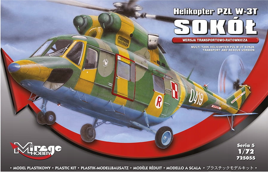 Pzl W-3T Sokół (wersja transp) Mirage Hobby 725055